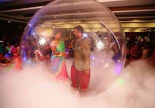 GANESH SKY BALLOON PVC Inflatable Dancing Zorbing Ball