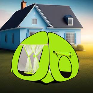 SILVER SHINE Foldable delightful patterns Popup Kids Play Tent House for Multi Purpose