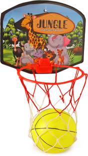 asian Toy Basket ball kit for kids playing indoor basket ball hanging board with ball