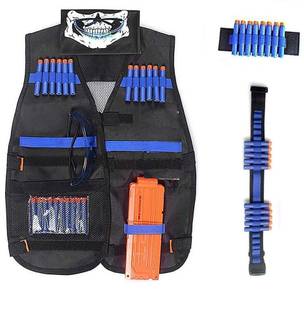 HASTHIP Tactical Vest Kit Compatible with Nerf Guns N-Strike Elite Series