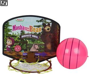 asian Masha_Bear Basketball for kids-Multicolor-Pack of 1