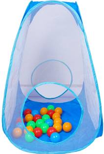Little Creation Kids Snow Ball Pool with Colorful Balls-Foldable Igloo Pop up Play tent House