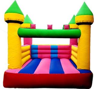 GANESH SKY BALLOON Inflatable Jumping Bouncy for House 8 x 8 feet with plastic frame
