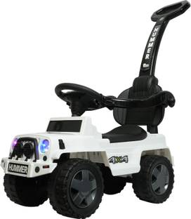 ODELEE 3 In 1 Manual Push Ride On Hummer Plus Car For Unisex Kids