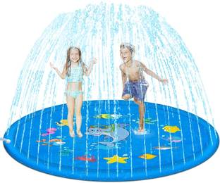 BVM Non-Slip Splash Pad for Kids, Thicken Sprinkler Pool Summer Outdoor Water Toys