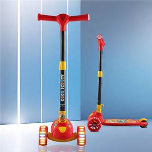 Myhoodwink BEST SMART KICK SCOOTER FOR KIDS | BRAKES LED LIGHT & MUSIC 3 HEIGHT ADJUSTABLE Kids Scooter