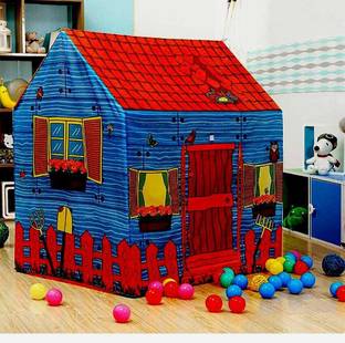 cloudconcept Jumbo Size Extremely Light Weight , Water Proof Kids Play Tent House for 10 Year Old Girls and Boys (Farm House)