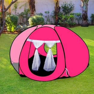 SILVER SHINE Foldable delightful patterns Popup Kids Play Tent House for Multi Purpose