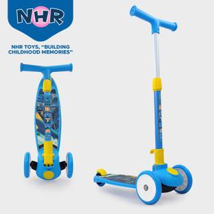 NHR Batman Smart Kick Scooter For Kids, With Adjustable Height N Foldable Scooter