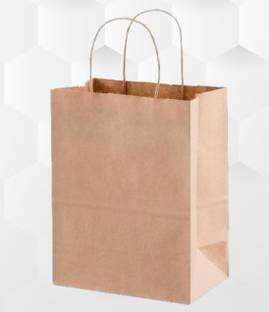 ANUPAM Brown Paper Bags with Twisted Handles Suits In Gifting, Shopping & Packing Security Bag