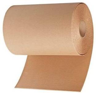 Pack Safe Brown Packaging Paper Corrugated Sheets For Packing & Crafting | 2 Brown Sheet Wrap Combo Set 18 Ft L 2 Ft W Each Set Total 2 Set 150 gsm Multipurpose Paper