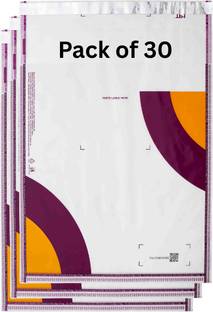 BULLARIN 10x12 Meesho Transparent Courier / Polybags without POD | Barcoded |52 Microns Security Bag