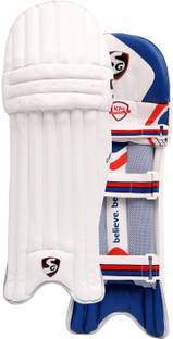 DURU SG S.G Cricket Batting Pads Leg Guards White Men's Small Boys (30 -32 cm) Batting Pad