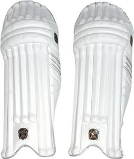 Advi Sports Grand Genius Batting Leg Guards WHITE Youth Size RH Youth (36 - 38 cm) Batting Pad
