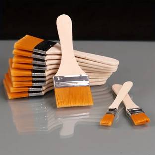 देओडप Artistic Flat Painting Brush | Acrylic | Watercolor | Gouache & Oil Painting | Artistic Flat Painting Brush | Wash Brush Set of 12 Flat