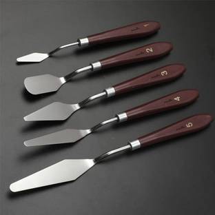 Prescent Painting Knife Stainless Steel Set for All Oil, Acrylic, Water, Gouache Color.