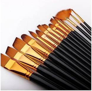 BloomTip Premium Artist Painting Brushes Nylon Hair for Acrylic,Watercolor Multipurpose