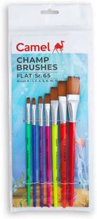 Camlin Champ Flat Brush Set - Pack of 7