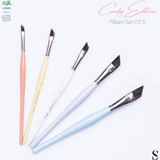 stationerie Angular Brush Set Of 5 Candy Edition