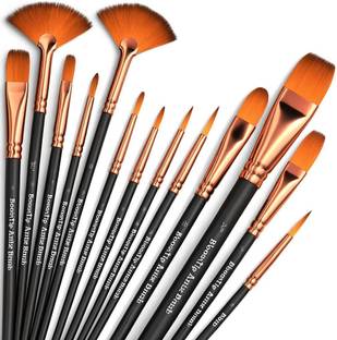 BloomTip Premium Handmade Artist Painting Brushes for Acrylic,Watercolor, Fabric.