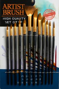 PREETIOnline Artists, Painting Brushes Set of 12