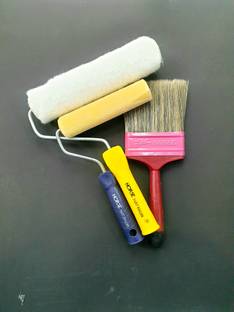 SL FARGO Paint Brush 3 pcs kit-1 pcs of - 4" Paint Brush, 6" Velvot Roller, 9" Fur Roller