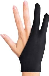 ARTISTERY Anti-fouling Two-Finger Lycra Glove for Drawing,Sketching Reusable Paint Glove