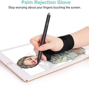 gustave 1 Pair Digital Drawing Glove Two Finger Glove for Wacom Tablet Artist Gloves Reusable Paint Glove