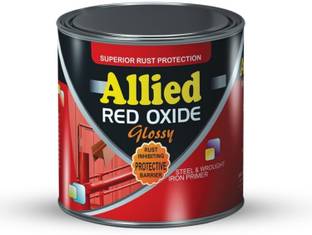 Magic Paints Allied Red Oxide Metal Primer Rust Prevention Coating Top Coat Glossy Paint and Primer in One
