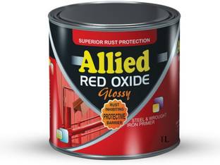 Magic Paints Allied Red Oxide Metal Primer Rust Prevention Coating Top Coat Glossy Paint and Primer in One