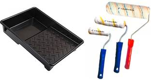onneyretail 4" 6" 9" PAINT ROLLER WITH PAINT TRAY Paint Roller