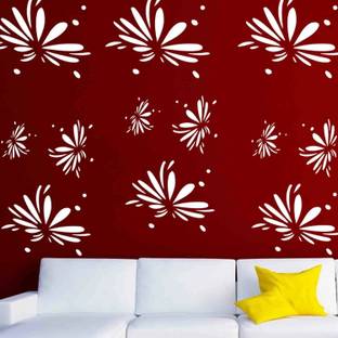 ARandNJ Painting Wall Stencils, (Size:- 16 X 24 Inch) SPLATTER THEME- Kinder Garden DIY Reusable Design Ideal For Home Art & Office Decoration Modern Print Under199 Paint Roller
