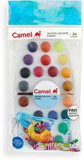Camel Student Watercolor Cakes - 24 Shades