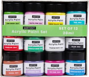 LITTLE BIRDIE Acrylic Colour Set Pastel 12 Colors X 20ml each