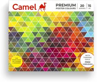 Camel Premium Poster Colours - 20 Shades