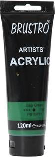 BRuSTRO Artists' Acrylic 120ml Sap Green