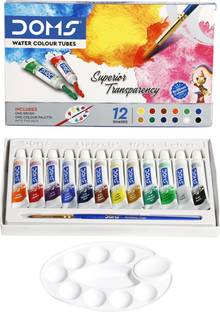 DOMS Watercolour Tubes 12 Shades