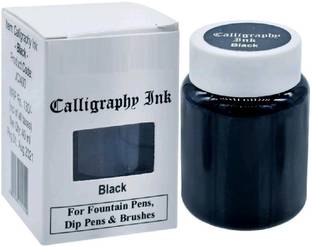 BM RETAIL 40ML Calligraphy Ink Based, Water Soluble,NonClogging,lightfast,Transparent Inks