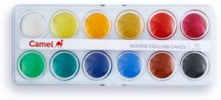 Camel Student Water Colour Cakes - 12 Shades