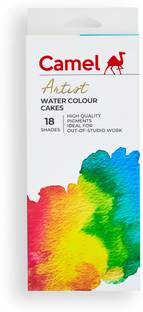 Camel Artist Water Colour Cakes - 18 Shades
