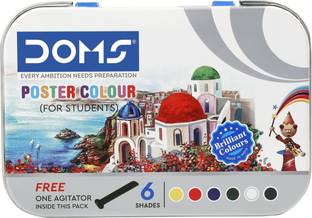 DOMS Poster Colours 6 Shades