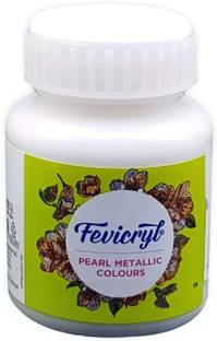 Pidilite Fevicryl Pearl Metallic Colours Silver - 351 (100ml) pack of 1