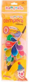 Pidilite Rangeela Tempera Colours 36ml with Brush (12 Shades)