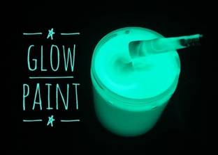 Glow Nest Aqua Glow in Dark Paint 50ml
