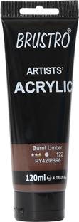 BRuSTRO Artists' Acrylic 120ml Brunt Umber