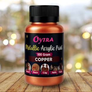 OYTRA Acrylic Metallic Color Bottles (100ml / 3.4Oz )Vibrant Colours for Professionals