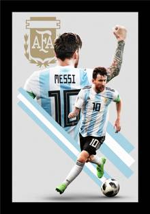 jog craft messi photoframe|messi photo Digital Reprint 14 inch x 10 inch Painting