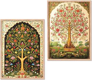 KOTART Traditional Wall paintings, Wall poster with frame, PaintingFMBR96 Digital Reprint 17 inch x 13 inch Painting
