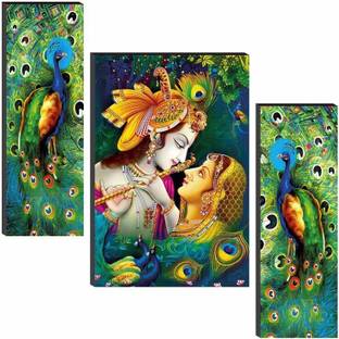 saf Radha Krishna S Digital Reprint 18 inch x 24 inch Painting