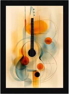 FRIZZY ARTS Rhythmic Abstraction Digital Reprint 13 inch x 10 inch Painting